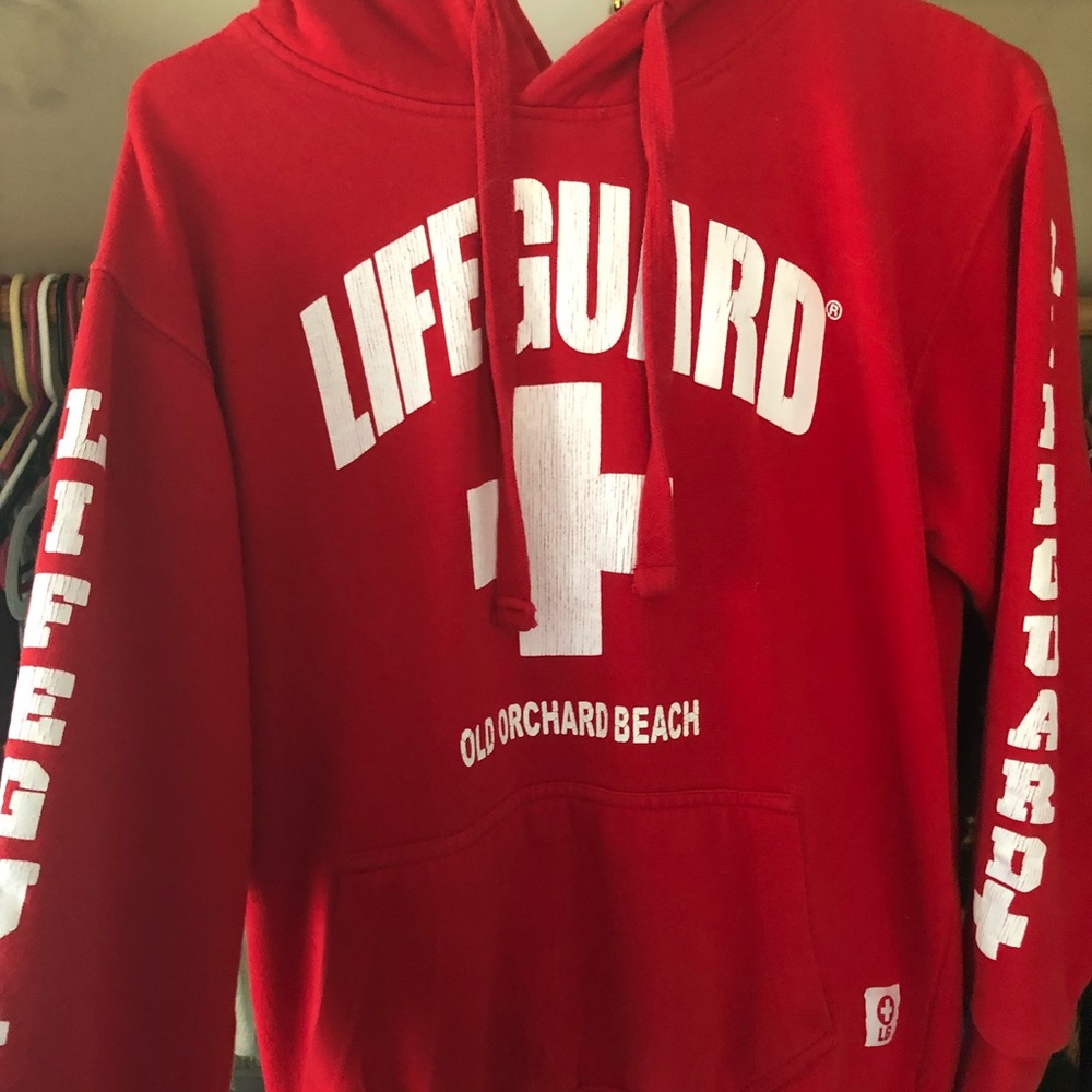 Red Lifeguard Sweatshirt
